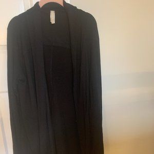 Athleta Black Harmony Wrap, No Hood, Size Large